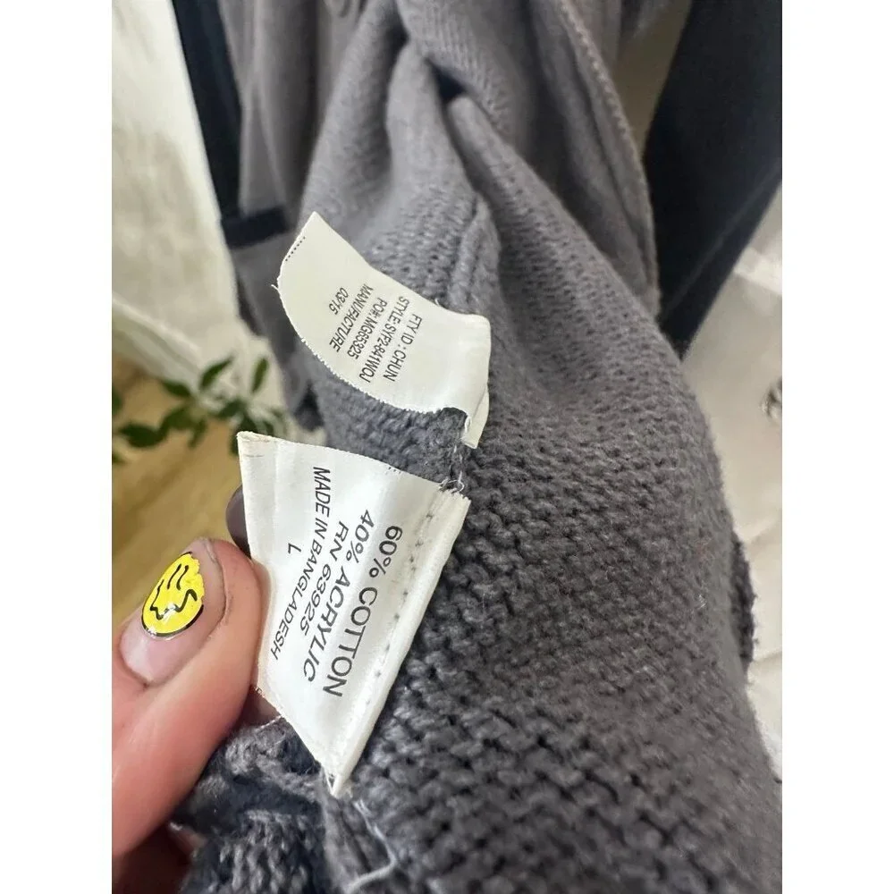 Retro Fit Vintage size large gray sweater